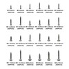24 Kinds M1 M1.2 M1.4 M1.5 M1.7 M2 304 Stainless