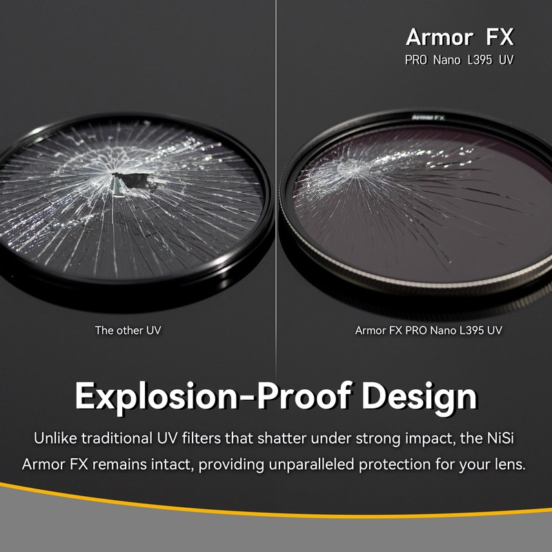 NiSi 43mm Armor FX PRO Nano L395 UV Filter -