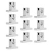 10 Pcs Linear Motion Rail Guide Support Aluminum Alloy High
