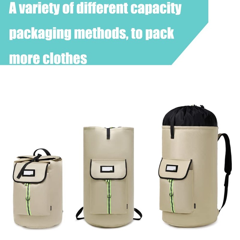 SUOVOCK laundry bag backpack,extra-large heavy duty laundry bags,laundry backpack for
