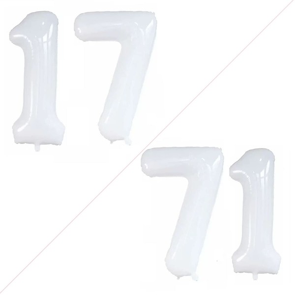 GOER Number 17 Balloons for 17th Birthday Sweet 17 Party