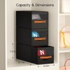 Homsorout Hat Organizer for Baseball Caps - 3 Pack Pull-Out