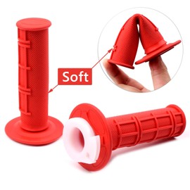 Riyitauto 7/8" 22mm Twist Throttle Accelerator Soft Rubble Handle Grip Cable kit for 50cc 90cc 110cc 125cc 4-Stroke SSR Coolster Apollo CRF50 Roketa Pit/Dirt/Mini/ATV Quad Pocket Bike