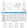 HangTon SD20 Waterproof Aviation Circular Plastic 25A Connector for Outdoor