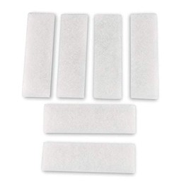 LTWHOME Filter Sponge (196 mm x 60 mm x 10 mm) Polyester Suitable for Fluval U3 Filter (Pack of 6)