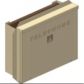 Orbit UM1100-PH MODULAR INTERFACE SERVICE ENCLOSURE WITH EMBOSSED "TELEPHONE" TE