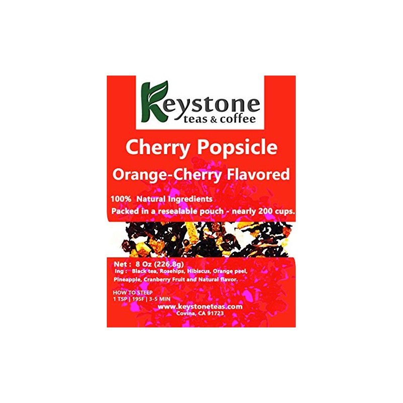 Keystoneteas Bulk Tea (Cherry Popsicle, 8 Oz)