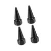 REPAIROCK 4pcs Black Spike Wheel Tyre Tire Valve Air Stem