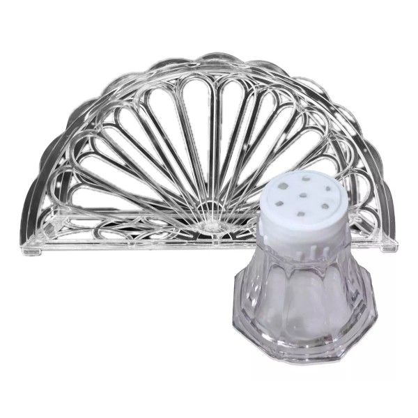 MDJ 12 Saleros + Servilleteros De Plástico Para Fiesta