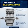 Five Oceans Kayak Drain Plug - Boat Plug, Stainless Steel,