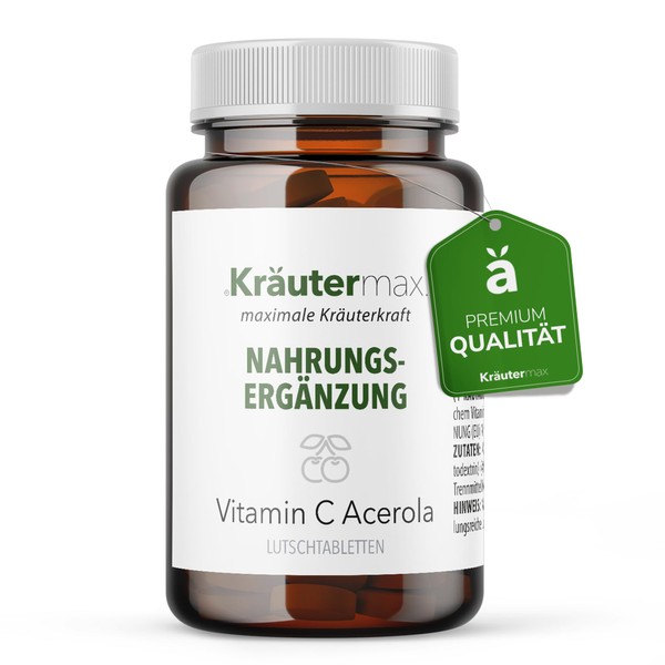 Vitamin C Lozenges Acerola Natural and Vegan Also for Children