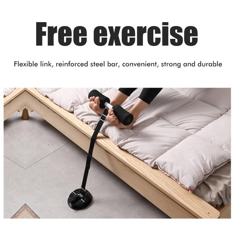 Hamstring Curl Strap with Suction Cup Portable Adjustable Sit Up