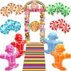 18 Pcs Candyland Party Decorations, Candys Theme Photo Prop