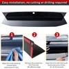 WildWell Trunk Decklid Panel Trim for 2024 2025 Ford Mustang