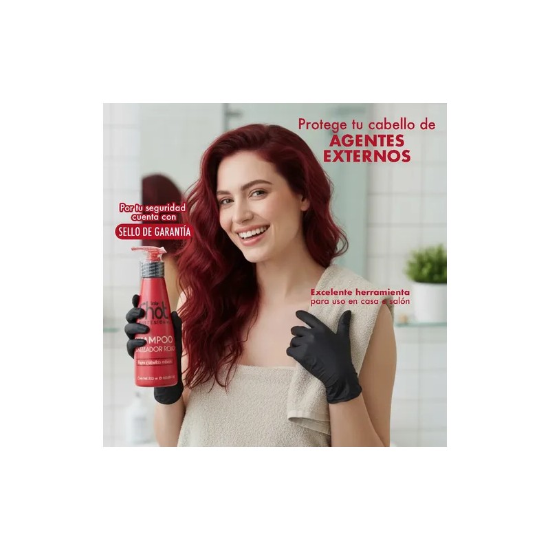 Shampoo Matizador Rojo Revive Tu Color Y Brillo