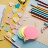 Evergreen Goods 8 Pads Speech-Bubble Shaped Sticky Notes - Pastel