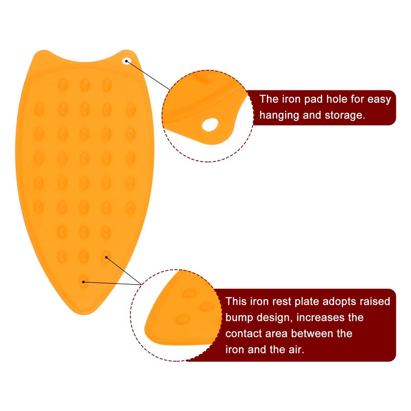 HARFINGTON Silicone Iron Rest Pad, Multipurpose Iron Hot Resistant Mat