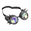 Unbranded Kaleidoscope Black Steampunk Spike Goggles Punk Gothic Kaleidoscopic Goggles