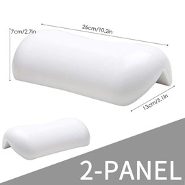 AnnSpa Cuscino di Bagno, Vasca da Bagno Accessori Bagno Morbido con Ventosa Forte per Rilassare Testa e Collo