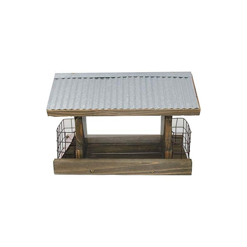 Woodlink Rustic Farmhouse Ranch Seed and Suet Bird Feeder