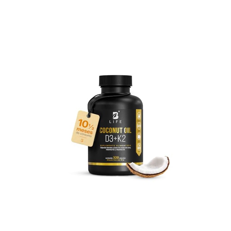 B Life Vitamina D3 400 UI + K2 con 320