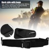 Black Professional Lightweight Adjustable Fishing Rod Holder Waist Belt Strap