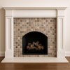 Tenedos 2 inch Scabos Tumbled Travertine Mosaic Tile – Natural