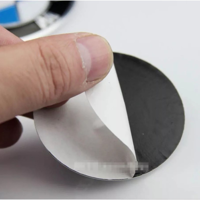 NONE 4 pcs NEW 56mm 2.2" SILVER Emblem Badge Sticker