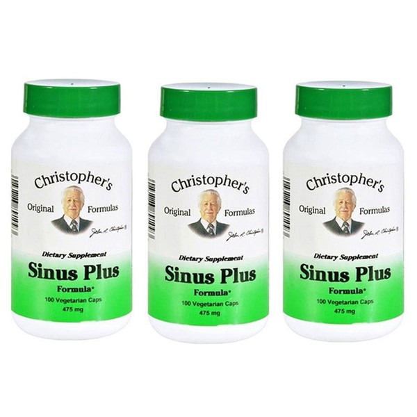 Dr. Christopher's Sinus Plus Caps 100 ct. (Pack of 3)