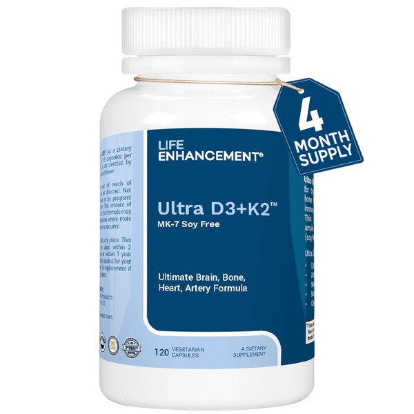 Vitamin D3 K2-2000 IU D3 with MK-7 (Soy-Free) - Bone