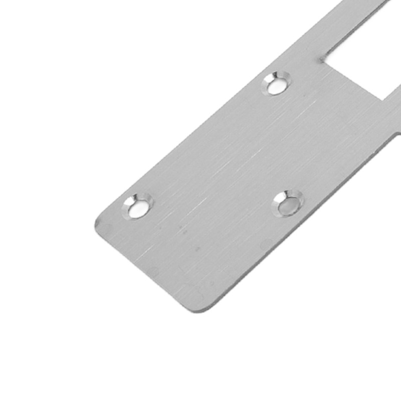 Door Strike Plate Double Holes Steel Reinforced Strong Easy Install