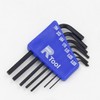 GENNEL 7pcs Mini Hex Key Allen Wrench Set (0.028"-7/64"), Small