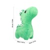 Plush Green Horse Toy Portable Mini Soft Comfortable Cute Fun