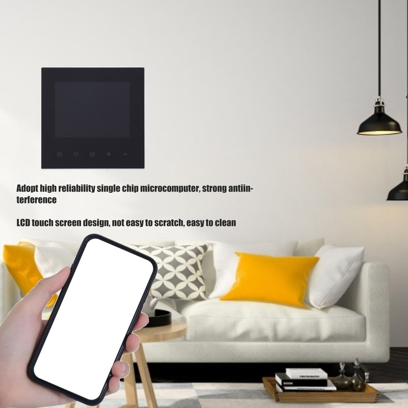 86 Wifi Smart Thermostat Remote APP Voice Control Touch Screen