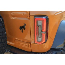 Ford 2021+ Bronco Tailgate Black Bronco Emblem Badge M2DZ-7842528-B