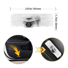 JCRNBU 2PCS Car Door Lights Logo for Altima 2005-2022, Puddle Lights LED Welcome Lights Accessories, Door Courtesy Light LED Ghost Shadow Lights