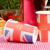 Union Jack Cups - Pack of 10 Paper Cups with
