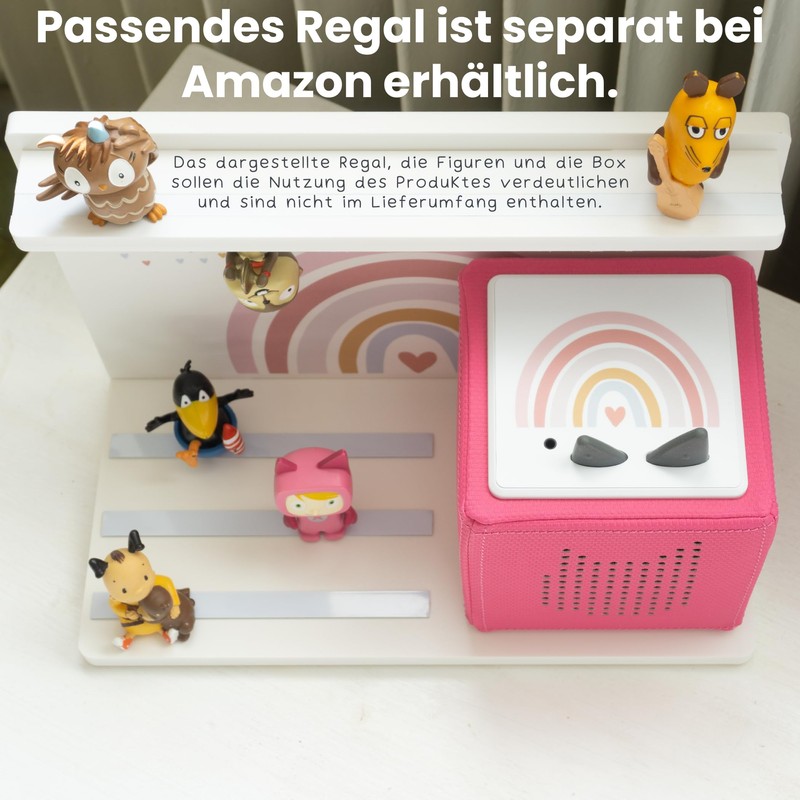 JP Journey Protective Film for Toniebox - Rainbow Stickers, Scratch