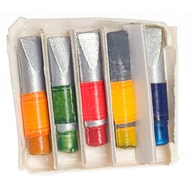 New Dolls House Artists Accessory Box Paint Tubes 513
