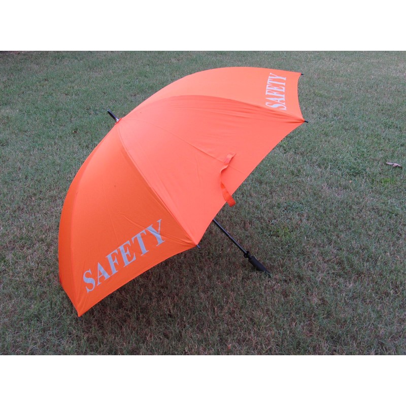 Safety Orange Color 68" Golf Umbrella Crossing Guard Super Jumbo