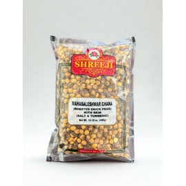 Mahabaleshwar Chana – 400g | Roasted Chickpeas with Skin | Salt & Turmeric Flavour |