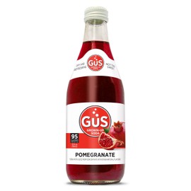 GuS Grown-Up Soda | Lightly Sweetened Sodas with Real Juices | 12 Fl Oz (Pack of 24) (Pomegranate)