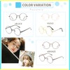 Aquamie Blue Light Cut Flat Glasses, PC Glasses, Round Glasses,