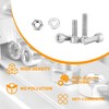 TOOINKCV 900 Pcs M2 Screws, Nuts and Washers Set -
