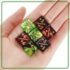 24 Pieces Dice Counters Token Dice D6 Dice Cube Loyalty