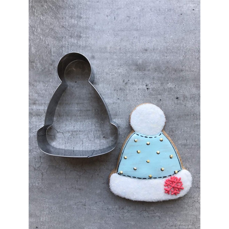LILIAO Christmas Winter Hat Cookie Cutter - 3 x 3.8