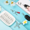 Mivanta 50 Pieces Keychain Hook Clip, Mini Carabiner, Carabiner Keychain