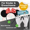 Kostümheld® 2-in-1 Minnie Mini Mouse Ears Costume Set with Gloves