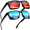 LEDING&BEST Polarised Sunglasses Men Women Driving Cycling Fishing Climbing Anti-glare