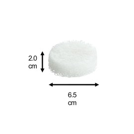 Mameki AZ-134 Sink Washing Sponge, Spare Approx. 2.6 x 2.6 x 0.8 inches (6.5 x 6.5 x 2 cm), Set of 4, Can Be Used Inside Out, Replacement, Easy to Replace, Washable with Water Alone, Made in Japan